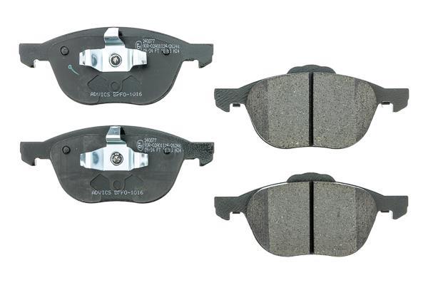 Jeu de 4 plaquettes de frein AISIN ref. BPFO-1016